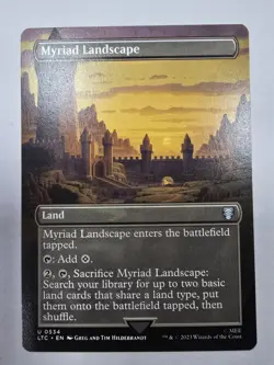 Myriad Landscape (Borderless) Commander: the Lord of the Rings Mtg - Image 1