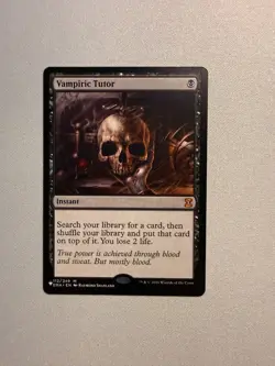 Vampiric Tutor - MTG Eternal Masters List Reprints (EMA) #112 NM - Image 1