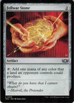 Fellwar Stone U Commander: Tarkir: Dragonstorm 318 NM MTG - Image 1