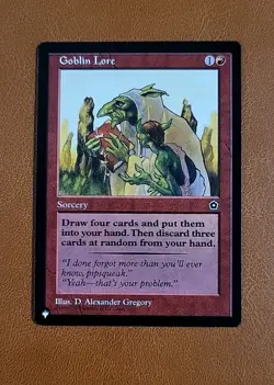 NM Goblin Lore "The List" Reprint Portal Second Age - Image 1