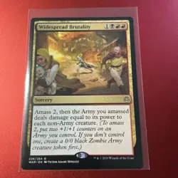 x1 Widespread Brutality R MTG War of the Spark M/NM, English - Image 1