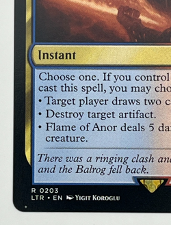 MTG Flame of Anor LTR #203 Lord of the Rings Magic Tales of Middle-Earth LOTR - Image 5
