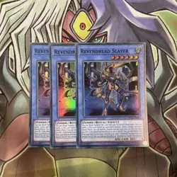 OP06-EN004 Revendread Slayer Super Rare x3 Excellent Condition Yugioh - Image 1