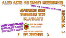 Xenoblade Chronicles 2 Hikari & Homura TCG playmat | Yu-Gi-Oh | Pokemon TCG MTG - Image 2