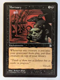 Mortuary Stronghold, Near Mint, Free Shipping - MTG - Image 1