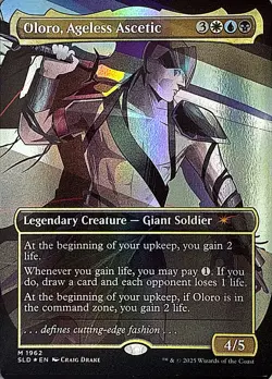 Oloro, Ageless Ascetic (Rainbow Foil) Foil M Secret Lair Drop Series 1962 NM - Image 1