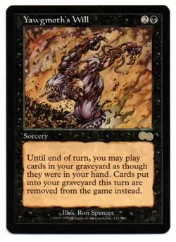 MTG Yawgmoth's Will X1 Urza's Sage edition rare - Image 1