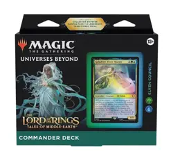 Elven Council: Lord of the Rings Commander Deck Magic The Gathering NEW Unopened 195166205052 - Image 1