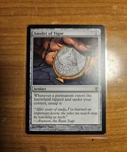 1x Amulet of Vigor MtG Worldwake NM- Magic the Gathering - Image 1