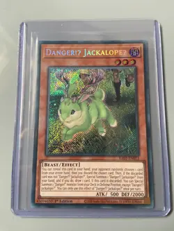 Danger!U JackalopeU - Secret Rare 1st Edition RA01-EN013 Yugioh - Image 1