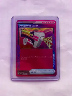 Pokemon TCG Dangerous Laser 058/064 SV Shrouded Fable ACE SPEC RARE NM Trainer - Image 1