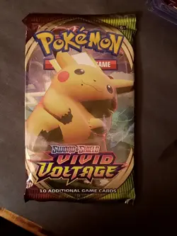 Pokemon Sword & Shield Vivid Voltage Booster Pack Sealed - Image 1
