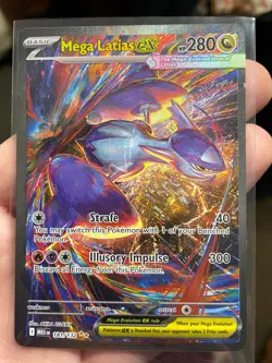 Pokemon TCG Mega Latias EX SIR 181/132 Mega Evolution English NM - Image 1