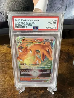 Pokemon Charizard VMAX SWSH Crown Zenith #019 PSA 10 - Image 1
