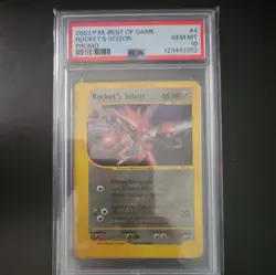 Rocket's Scizor 4 Best of Game Promo 2003 Pokemon PSA 10 GEM MINT - Image 1