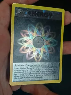 Pokemon Rainbow Energy League Promo Holo Swirl Energize Your Game Cycle MP - Image 3