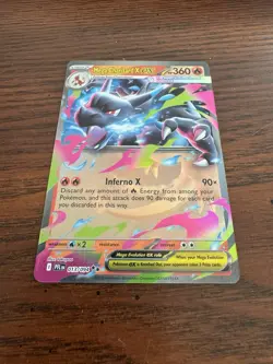 Mega Charizard X ex 013/094 Phantasmal Flames Double Rare Holo Pokemon TCG NM/M - Image 1