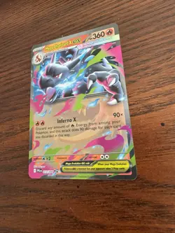 Mega Charizard X ex 013/094 Phantasmal Flames Double Rare Holo Pokemon TCG NM/M - Image 3