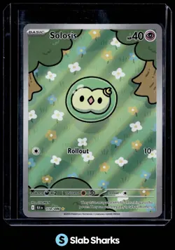 2025 POKEMON SV BLACK BOLT - BLK EN #118/086 SOLOSIS ILLUSTRATION RARE - Image 1