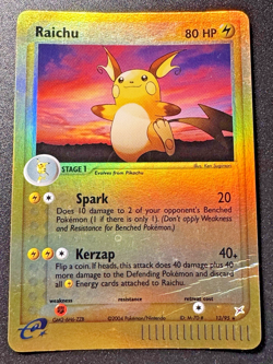 Raichu 13/95 EX Team Magma vs. Aqua Pokemon Card Reverse Holo Foil Rare HP - Image 1