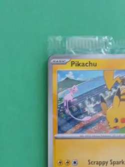 Pikachu Pokemon Scarlet & Violet Black Star SVP 190 Factory Sealed Promo Card - Image 2