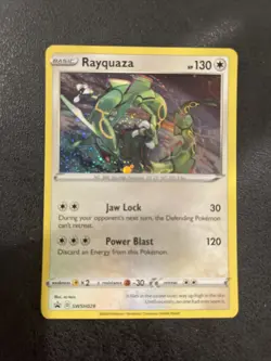 Rayquaza SWSH029 SWSH: Sword & Shield Promo Card Holo Swirl - Image 1