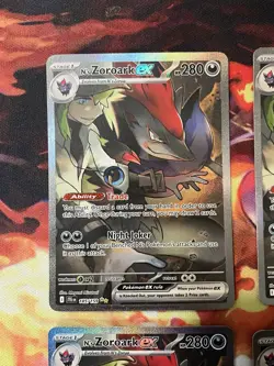Pokemon N’s Zoroark Ex #185 SIR Lot/Journey Together- 4 Cards - Image 2