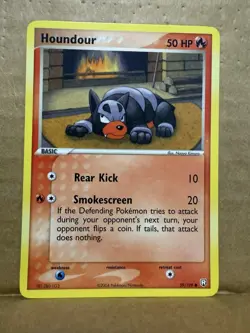 Houndour 59/109 2004 EX-Team Rocket Returns Common Pokemon Card - Image 1