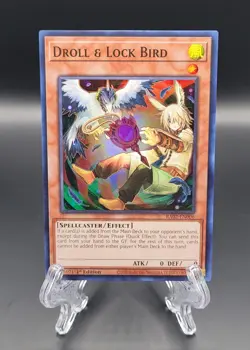 Yu-Gi-Oh! Droll & Lock Bird RA02-EN006 (Alt Art) - Super Rare - Image 1