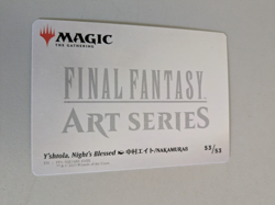 Y'shtola Night's Blessed Art Card 53 Gold Stamped Signature Series Magic - Image 4