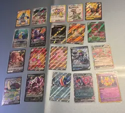 Pokemon Card Lot Of 20 Ar/Full Art/Ex/ V Cards All Near Mint - Image 1
