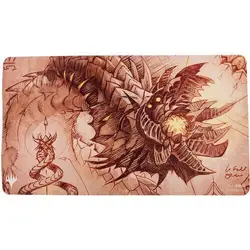 MAGIC THE GATHERING THE BROTHERS WAR Schematic Wurmcoil Engine CARD PLAYMAT - Image 1