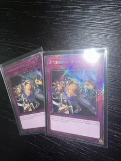 x2 Dimension Wall Platinum RA04-EN127 Secret Rare Quarter Century Stampede - Image 1