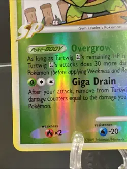 Pokemon TGC 2009 Platinum Rising Rivals Turtwig GL 85/111 Reverse Holo Card - Image 5