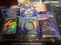 3x Unopened Yugioh 50 Count Card Sleeves - Image 1