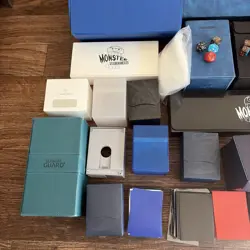 Trading Card Lot - Sleeves, Deck Boxes, Dice, Magnetic Holders - TCG/MTG/Pokemon - Image 2