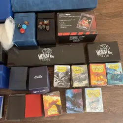 Trading Card Lot - Sleeves, Deck Boxes, Dice, Magnetic Holders - TCG/MTG/Pokemon - Image 3