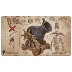 MAGIC THE GATHERING THE BROTHERS WAR Schematic Goblin Charbelcher CARD PLAYMAT - Image 1