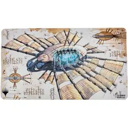 MAGIC THE GATHERING THE BROTHERS WAR Schematic Ornithopter CARD PLAYMAT - Image 1