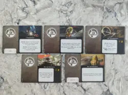 X-Wing Miniatures Upgrade Cards Star Wars (Second Edition 2.0) lot of 5 - Image 1