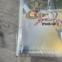 1999 POKEMON NEO GENESIS SERIES 1 PREMIUM FILE BINDER CARD JAPANESE HOLO SEALED - Image 2