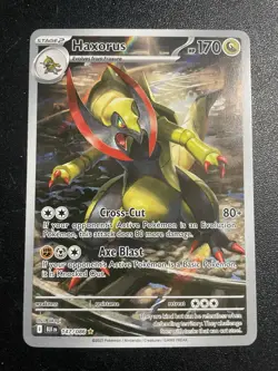 Haxorus 147/086 Sv: Black Bolt Holo IR NM Pokemon Card 2025 - Image 1