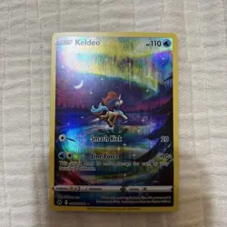 Crown Zenith Keldeo Galarian Gallery Ultra Rare Full Art Holo Card GG07/GG70 - Image 1