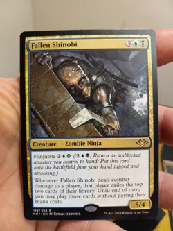 Fallen Shinobi 199/254 Rare Modern Horizons MH1 Magic the Gathering - x4 Playset - Image 2