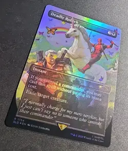 FOIL - Deadly Rollick 1754 NM MTG Secret Lair X Deadpool Magic - Image 2