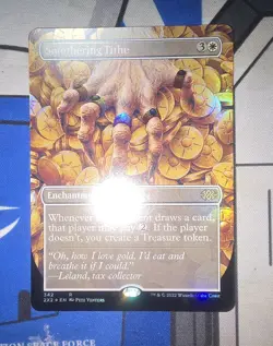 MTG - 2X2 - Smothering Tithe (Borderless) #342 - Near Mint Foil - Image 1