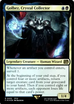MTG Golbez, Crystal Collector Foil NM FINAL FANTASY Magic 225 - Image 1