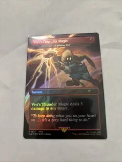 Vivi's Thunder Magic - Lightning Bolt (Rainbow Foil) Secret Lair Drop Foil - Image 1