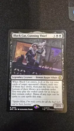 Black Cat, Cunning Thief R Marvel's Spider-Man 52 NM - Image 1