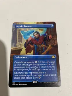 Mystic Remora (Borderless) Dominaria Remastered Regular-420- - Image 1